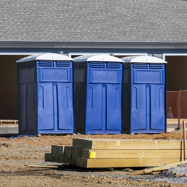 is there a specific order in which to place multiple portable toilets in Swissvale